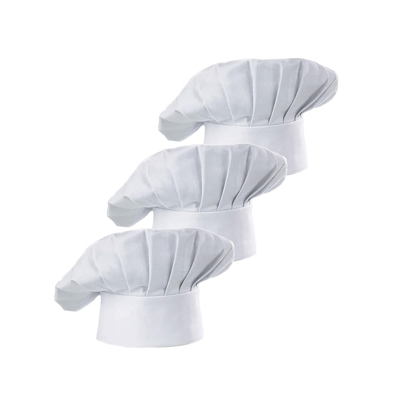 Kitchen Gadgets That Make Life Easier - 3pcs Chef Hat Adult Adjustable Elastic