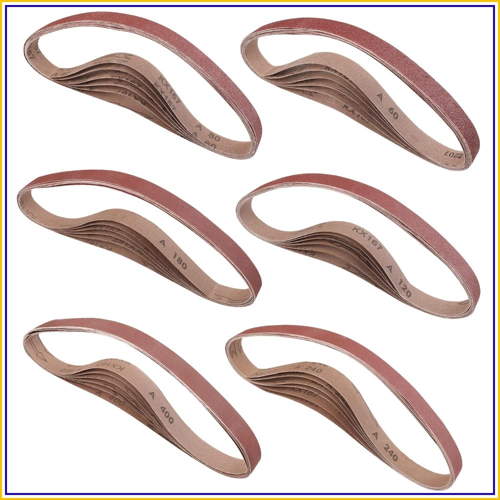 Knife Sharpener - 36 Pack 1x30 Inch Sanding Belts,