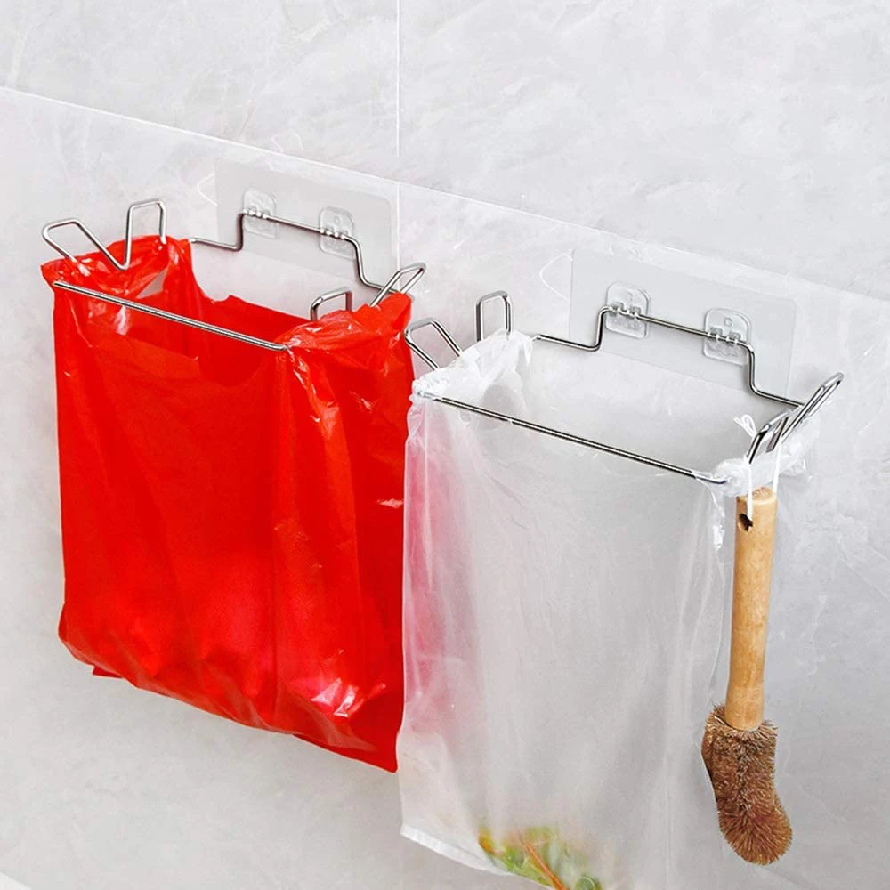 Kitchen Gadgets Wallpaper - 2Pcs Trash Rack for Kitchen Stainless
