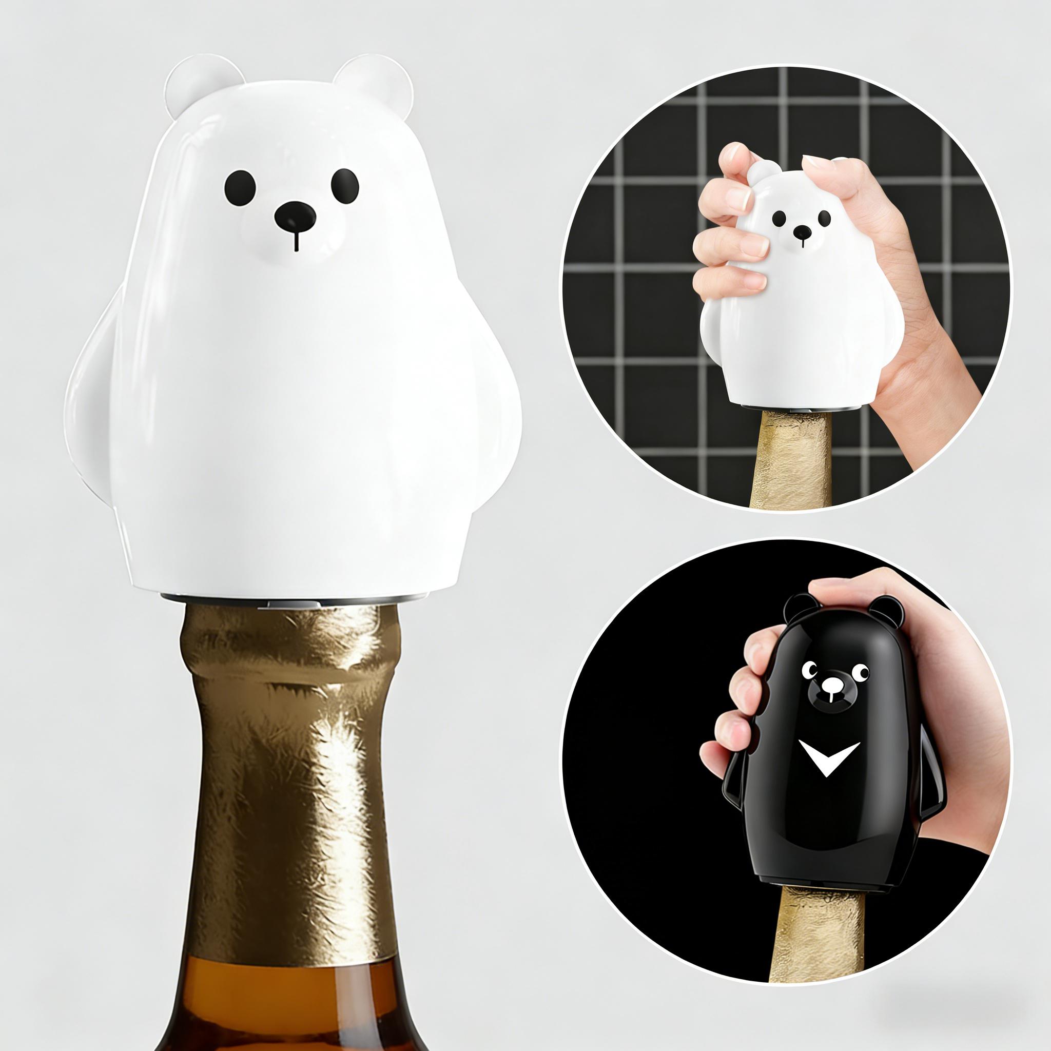 Kitchen Gadgets Ideas - Cute Black & White Bear Bottle