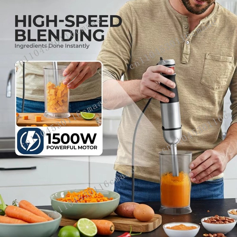 6-in-1  1200W Powerful Hand Bl - огляд і ціна Immersion Blender Stick
