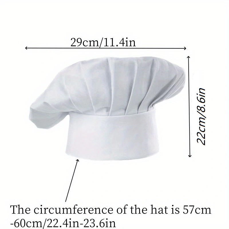 3pcs Chef Hat Adult Adjustable - огляд і ціна Kitchen Gadgets That Make Life Easier