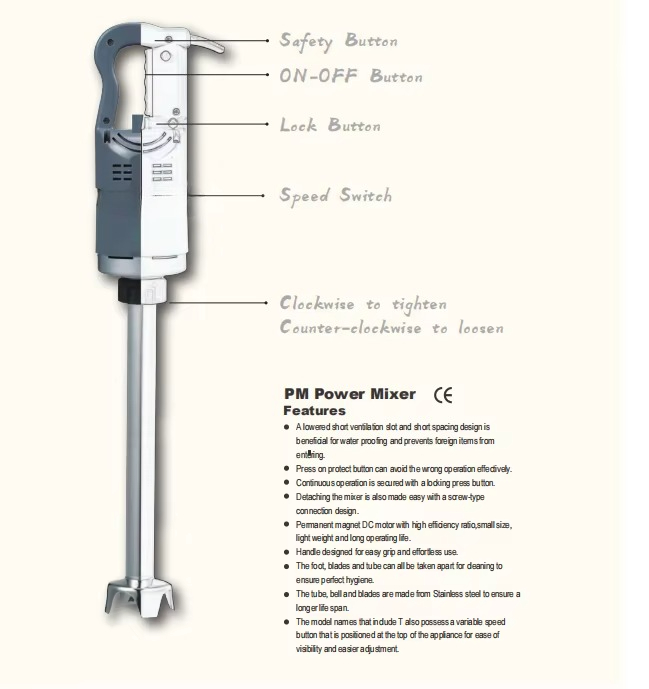 Linkrich Heavy Manual Industri - огляд і ціна Immersion Blender Stick