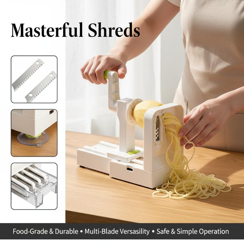 Stainless Steel Potato Noodle  - огляд і ціна Spiralizer Vegetable Noodle