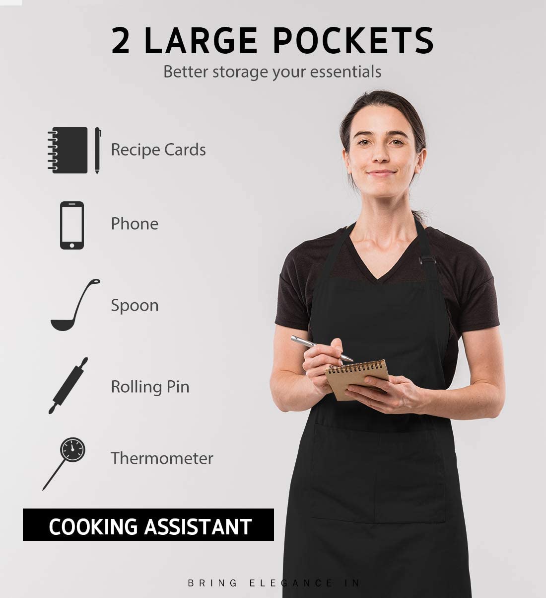 18 Colors Custom LOGO Aprons F - огляд і ціна Kitchen Gadgets For Women