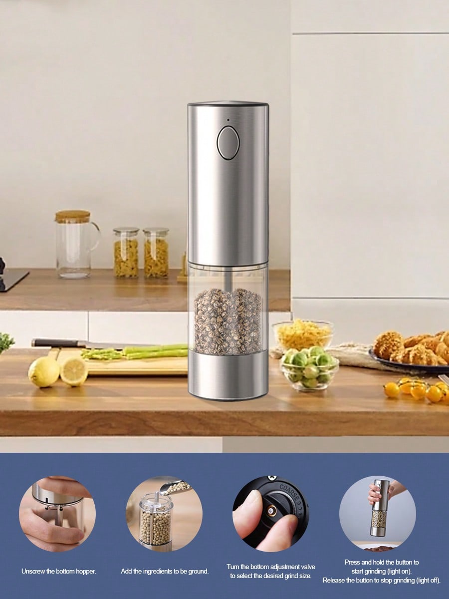2-Piece Electric Salt Pepper G - огляд і ціна Kitchen Gadgets Ideas