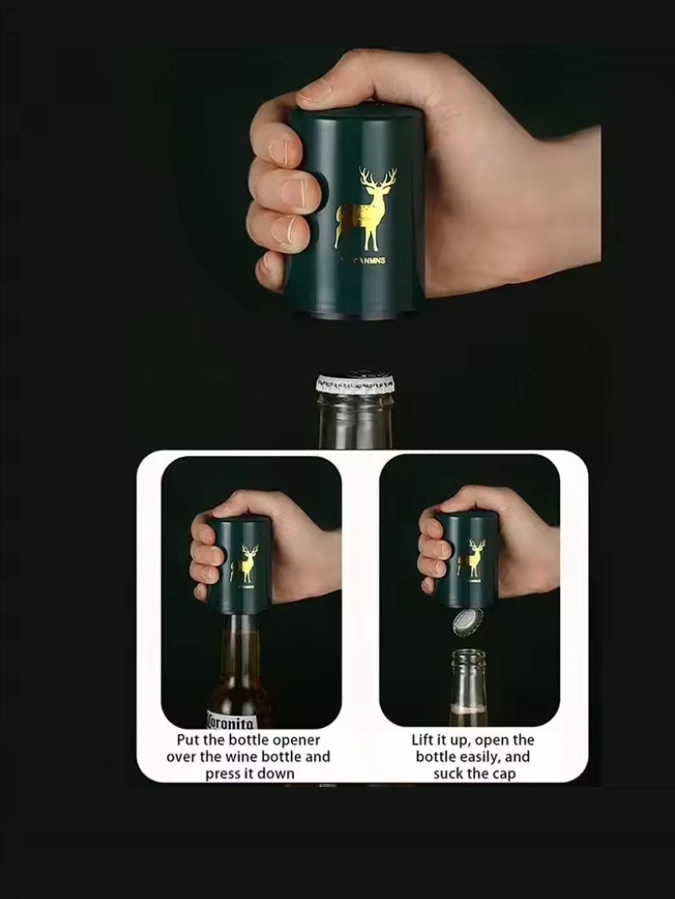 1Pcs Automatic Beer Bottle Ope - огляд і ціна Kitchen Gadgets Design