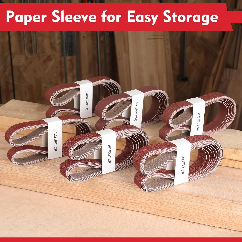 36 Pack 1x30 Inch Sanding Belt - огляд і ціна Knife Sharpener