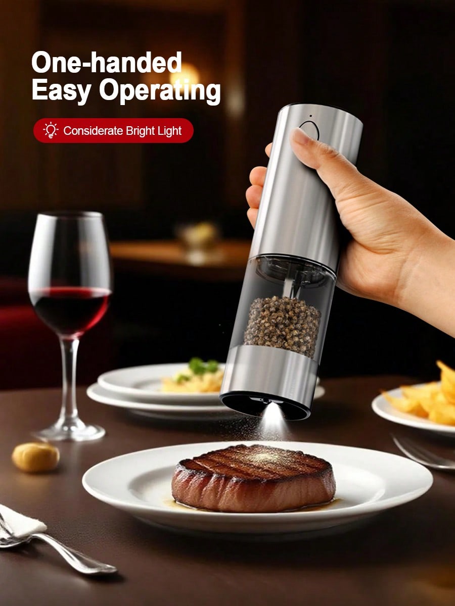 2-Piece Electric Salt Pepper G - огляд і ціна Kitchen Gadgets Ideas