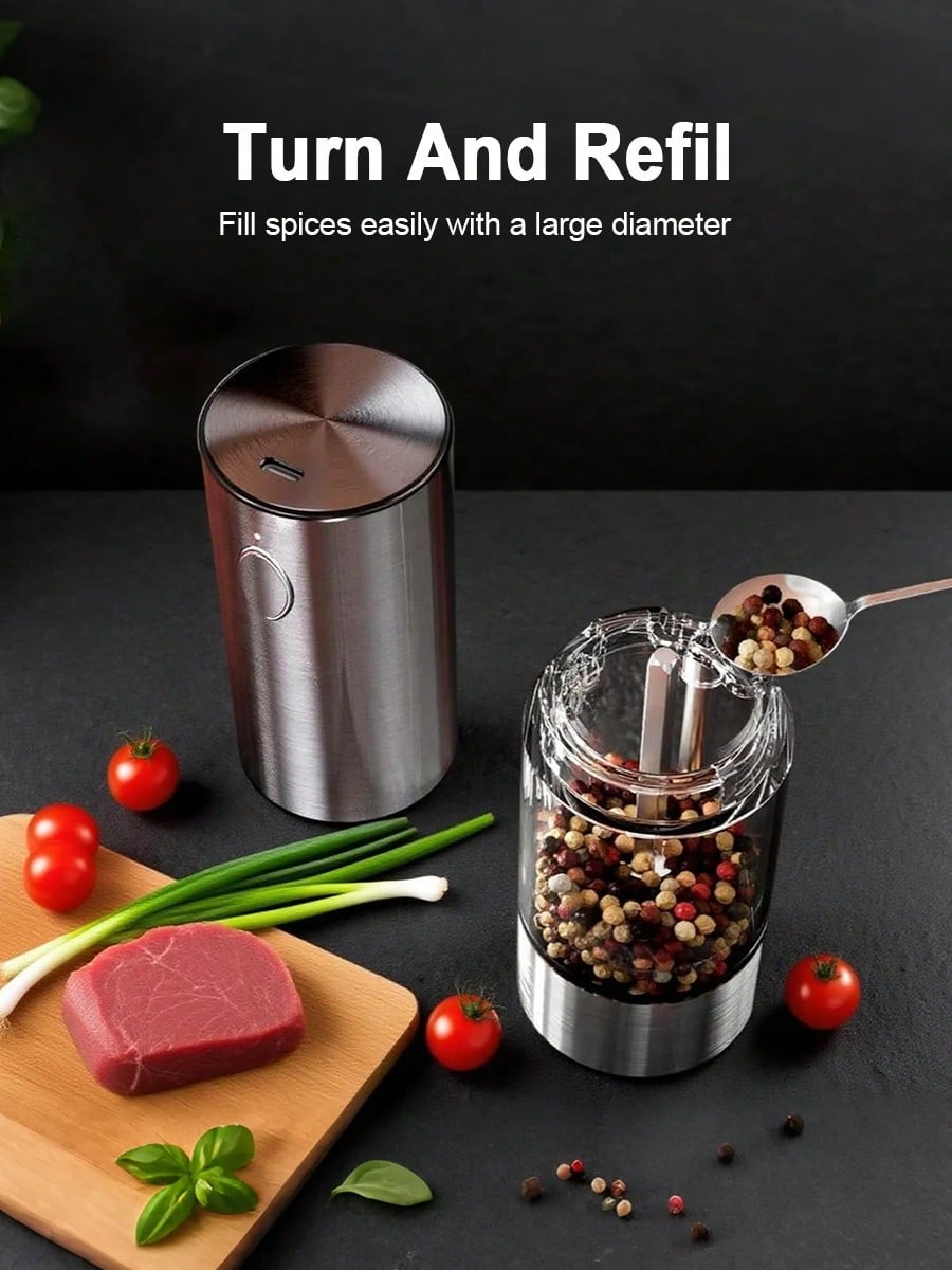 2-Piece Electric Salt Pepper G - огляд і ціна Kitchen Gadgets Ideas