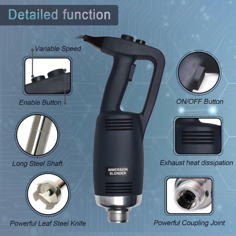 750W 14Inch Big Powerful Elect - огляд і ціна Immersion Blender Stick