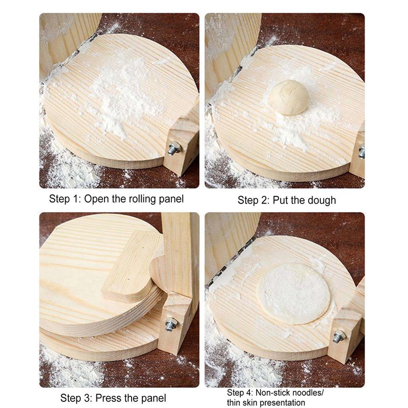 ABUL-2X Wood Tortilla Press Du - огляд і ціна Kitchen Gadgets Roti Maker